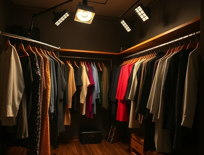 Film wardrobe department